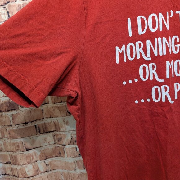 I Don't Like Morning People T-Shirt Size 3XL - Picture 3 of 5
